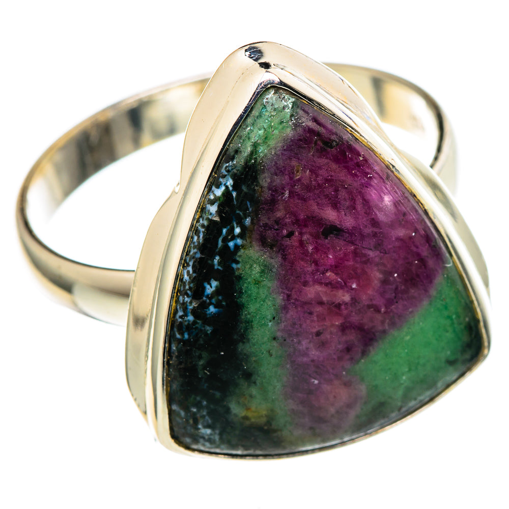 Ruby Zoisite Rings handcrafted by Ana Silver Co - RING99590
