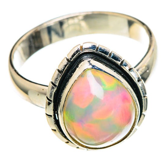 Ethiopian Opal Rings handcrafted by Ana Silver Co - RING99592