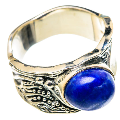 Lapis Lazuli Rings handcrafted by Ana Silver Co - RING99596 - Photo 2