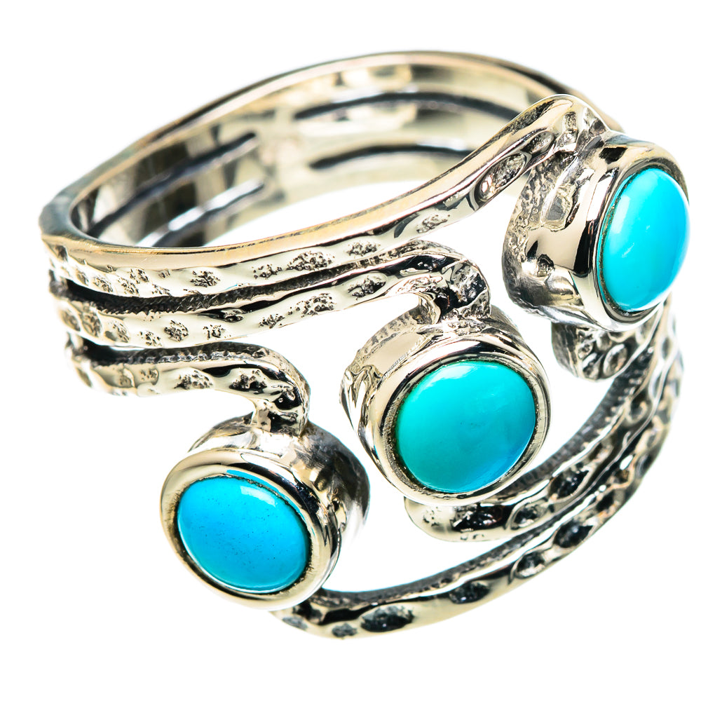 Sleeping Beauty Turquoise Rings handcrafted by Ana Silver Co - RING99597