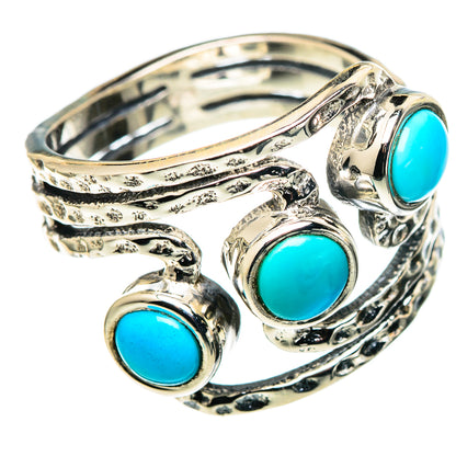 Sleeping Beauty Turquoise Rings handcrafted by Ana Silver Co - RING99597