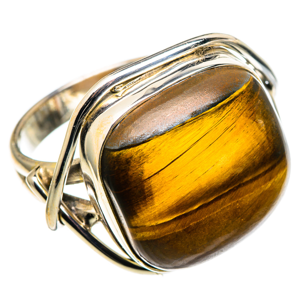 Tiger Eye Rings handcrafted by Ana Silver Co - RING99604
