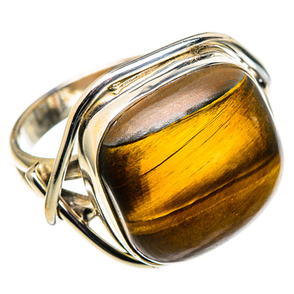 Tiger Eye Rings handcrafted by Ana Silver Co - RING99604