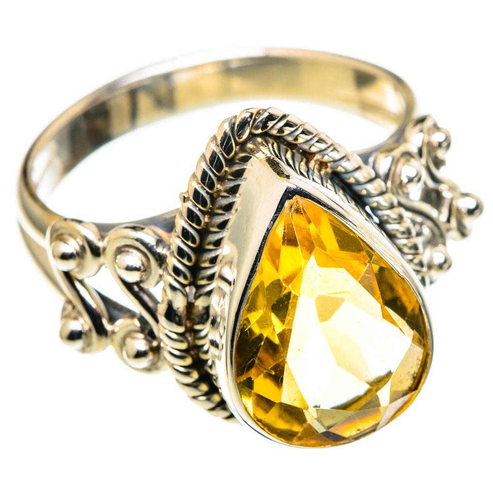 Citrine Rings handcrafted by Ana Silver Co - RING99607