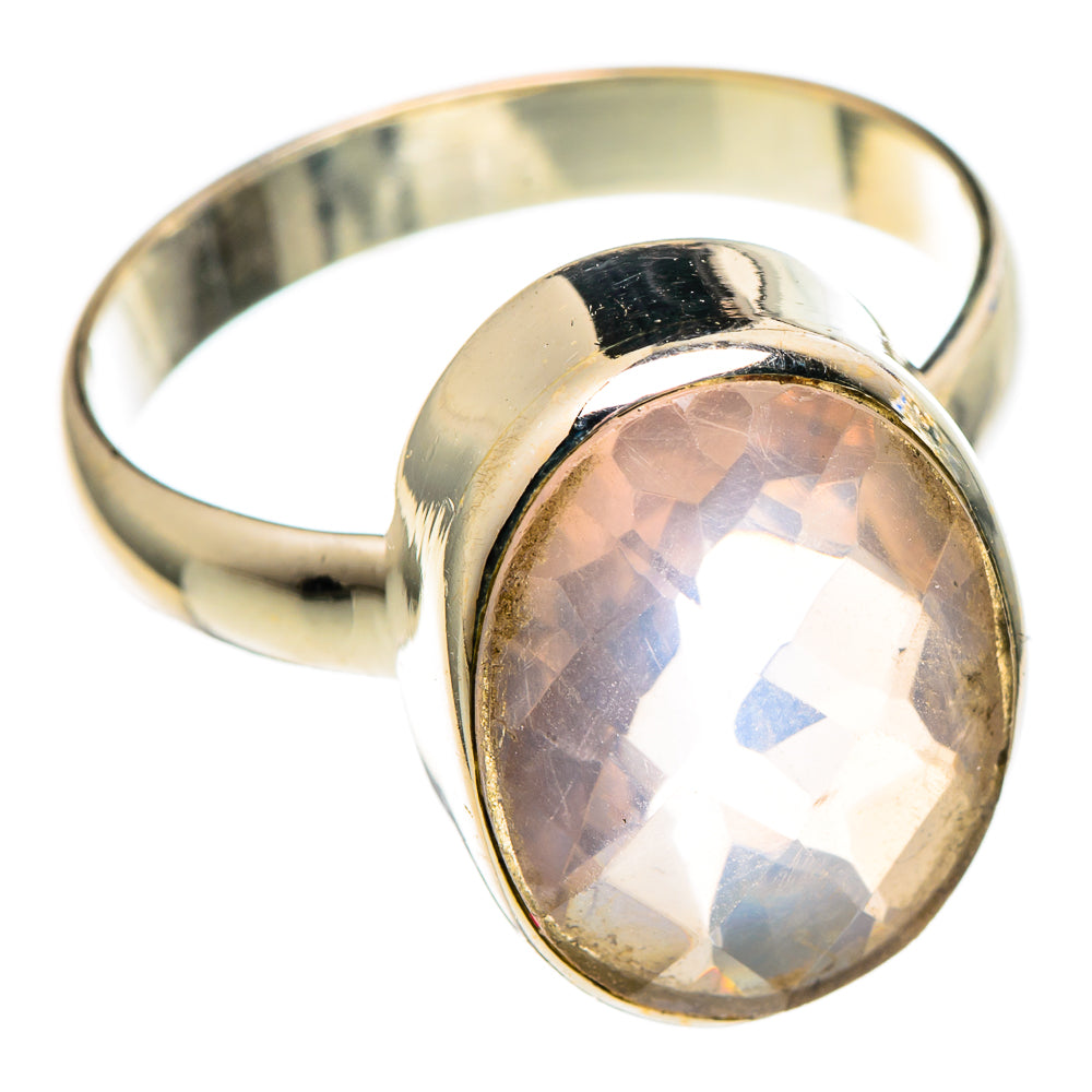 Rose Quartz Rings handcrafted by Ana Silver Co - RING99609