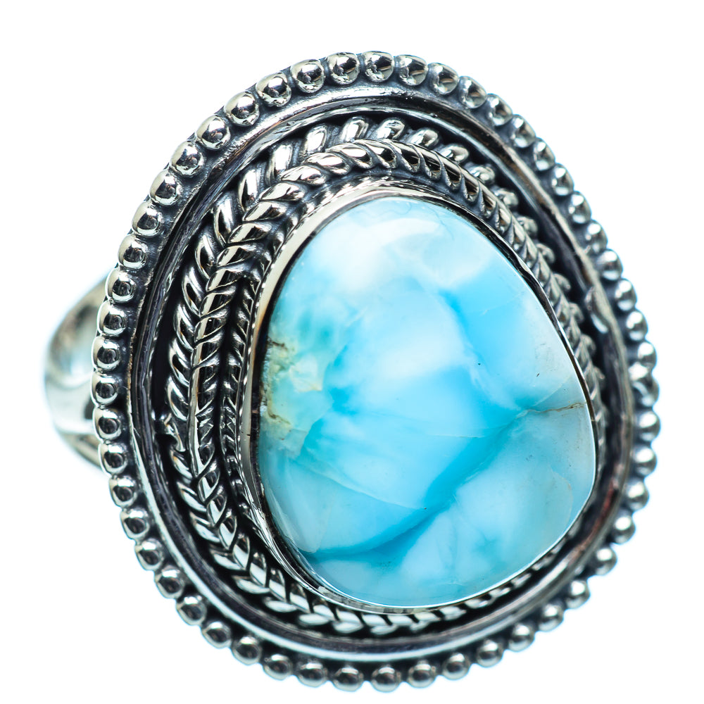 Larimar Rings handcrafted by Ana Silver Co - RING996121