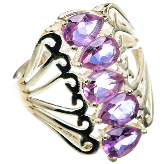 Color Change Alexandrite (lab.) Rings handcrafted by Ana Silver Co - RING99614