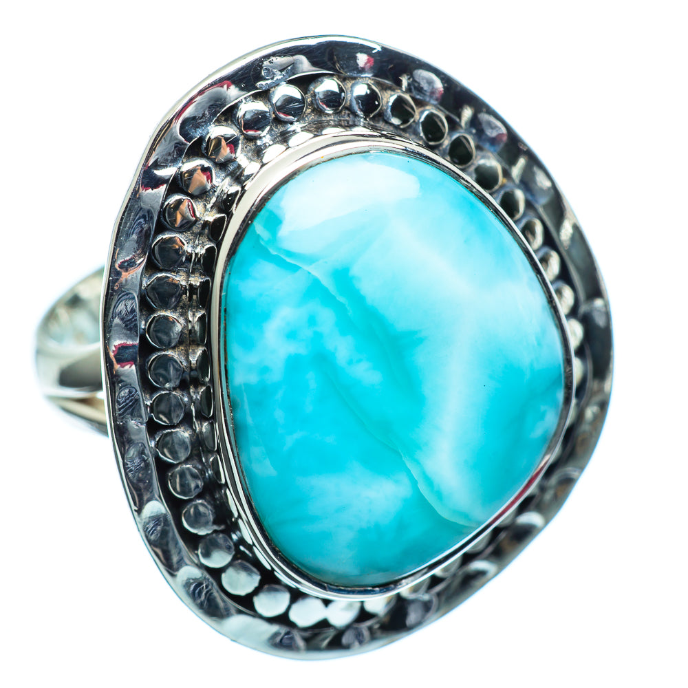 Larimar Rings handcrafted by Ana Silver Co - RING996241