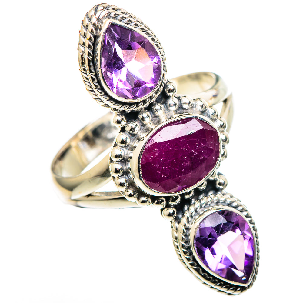 Ruby Rings handcrafted by Ana Silver Co - RING99629