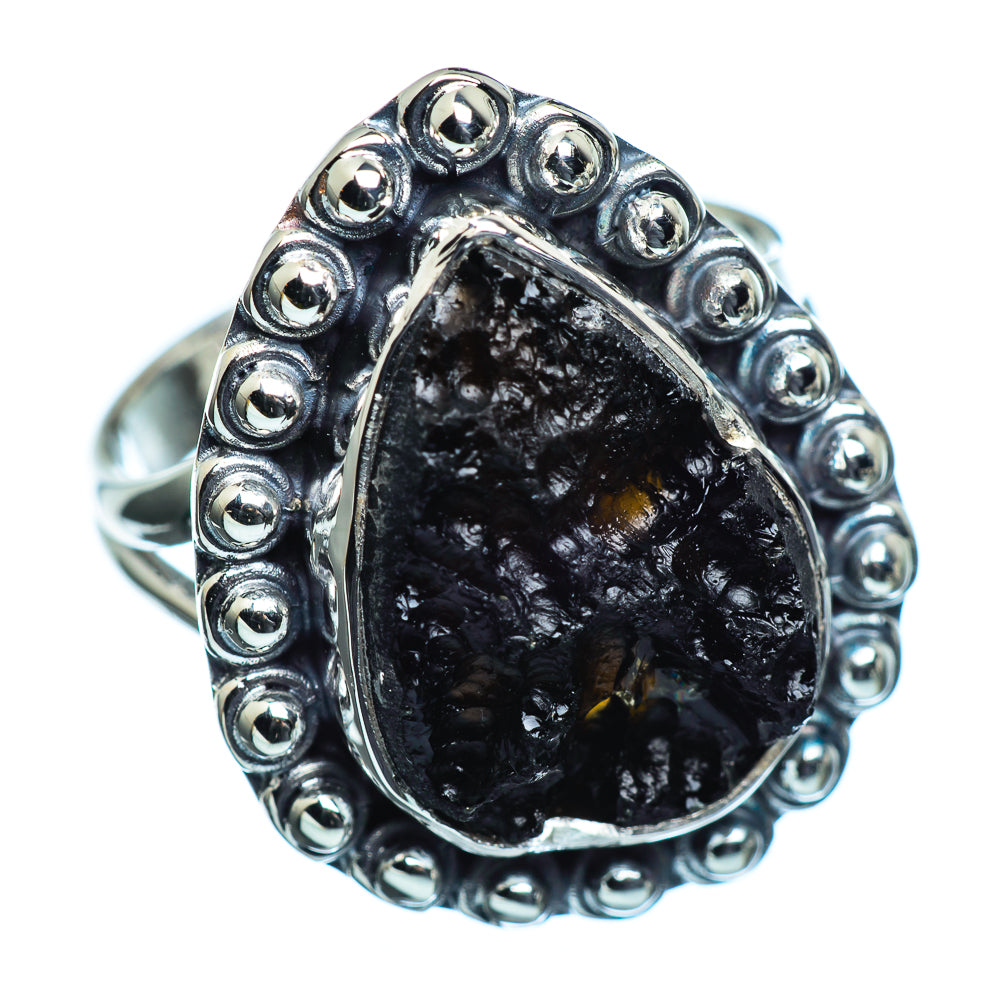 Tektite Rings handcrafted by Ana Silver Co - RING996307
