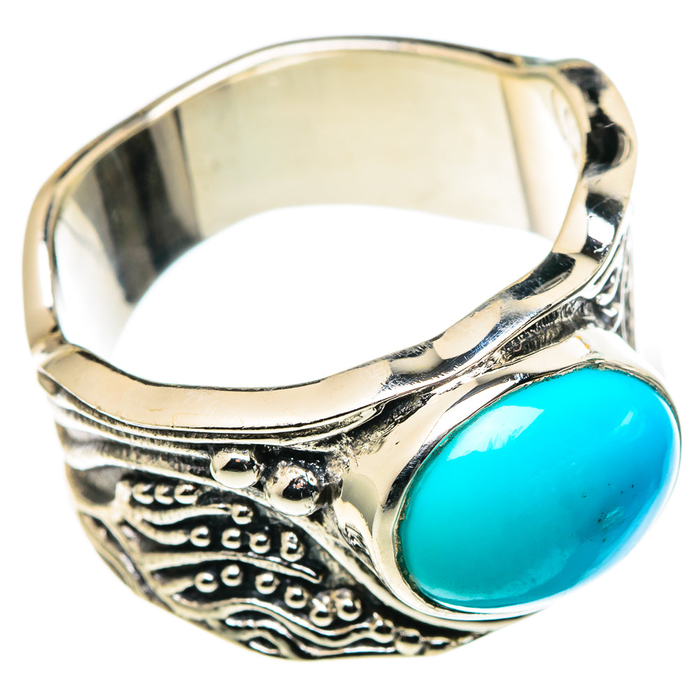 Sleeping Beauty Turquoise Rings handcrafted by Ana Silver Co - RING99634