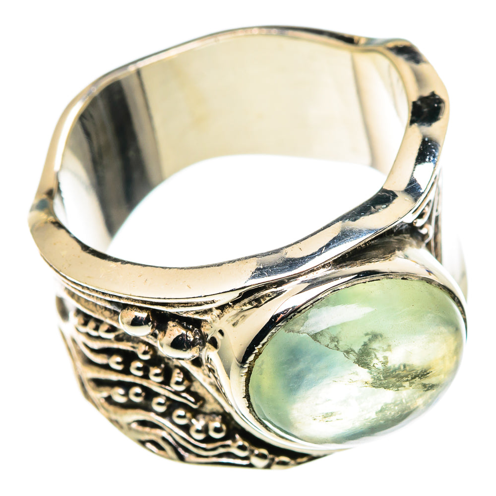 Prehnite Rings handcrafted by Ana Silver Co - RING99642 - Photo 2