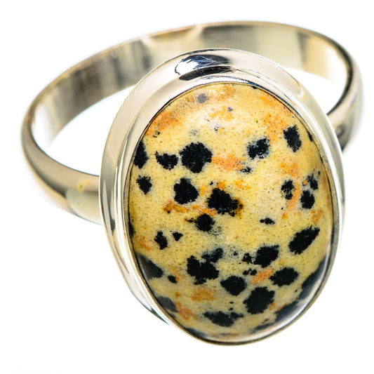 Dalmatian Jasper Rings handcrafted by Ana Silver Co - RING99644 - Photo 2