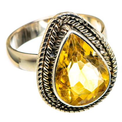 Citrine Rings handcrafted by Ana Silver Co - RING99647