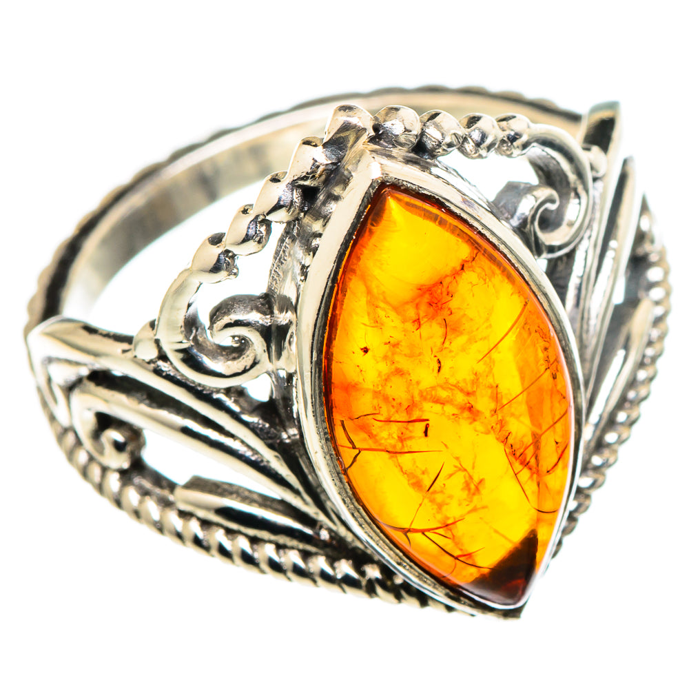 Baltic Amber Rings handcrafted by Ana Silver Co - RING99649