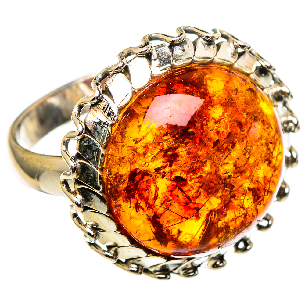 Baltic Amber Rings handcrafted by Ana Silver Co - RING99650