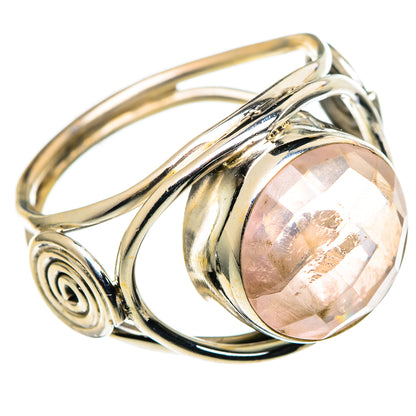 Rose Quartz Rings handcrafted by Ana Silver Co - RING99652