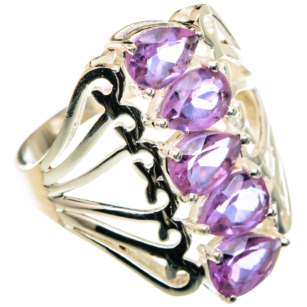 Color Change Alexandrite (lab.) Rings handcrafted by Ana Silver Co - RING99656