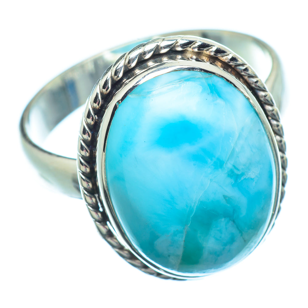 Larimar Rings handcrafted by Ana Silver Co - RING9965