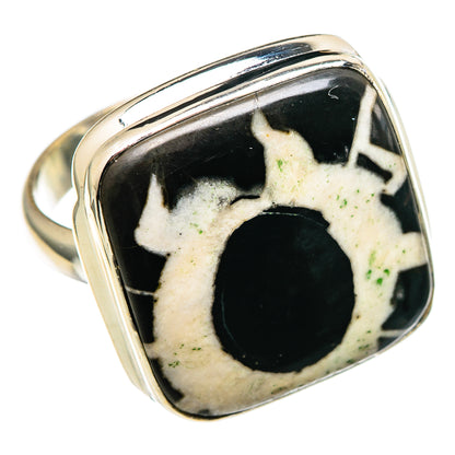 Septarian Geode Rings handcrafted by Ana Silver Co - RING99663