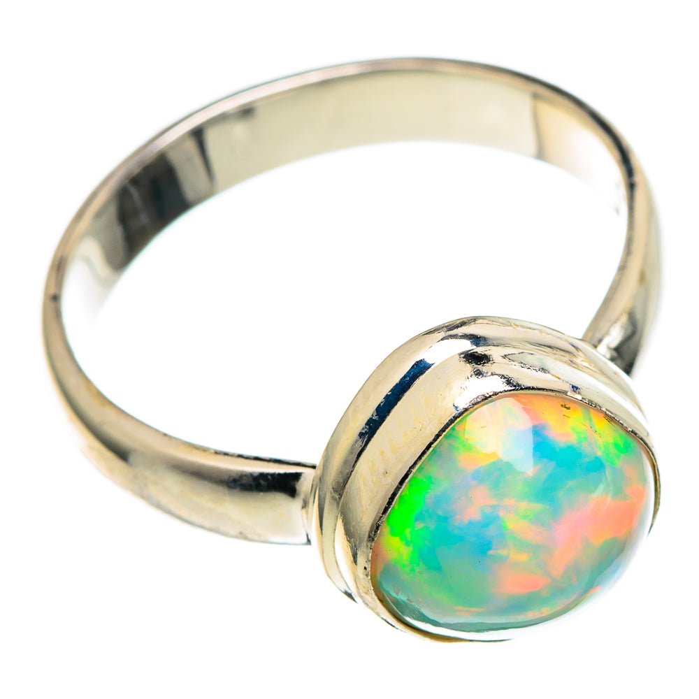 Ethiopian Opal Rings handcrafted by Ana Silver Co - RING99668