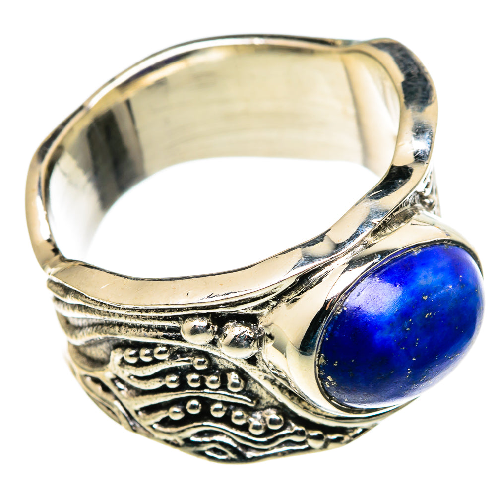 Lapis Lazuli Rings handcrafted by Ana Silver Co - RING99672 - Photo 2