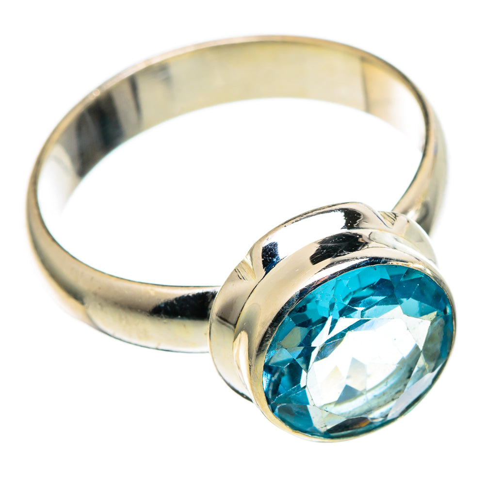 Blue Topaz Rings handcrafted by Ana Silver Co - RING99675