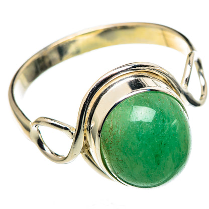 Green Aventurine Rings handcrafted by Ana Silver Co - RING99678