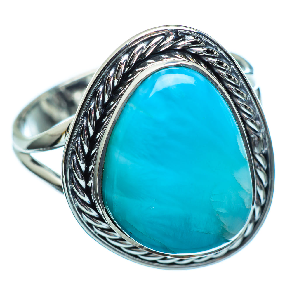 Larimar Rings handcrafted by Ana Silver Co - RING996817