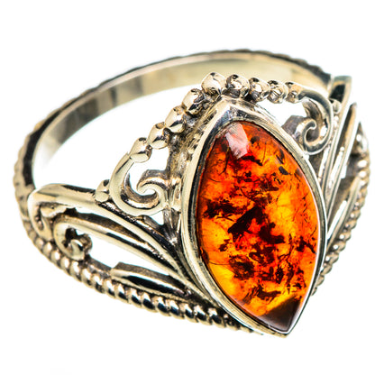 Baltic Amber Rings handcrafted by Ana Silver Co - RING99687