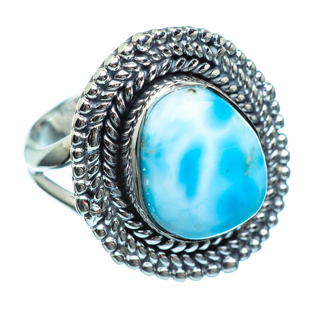 Larimar Rings handcrafted by Ana Silver Co - RING996871