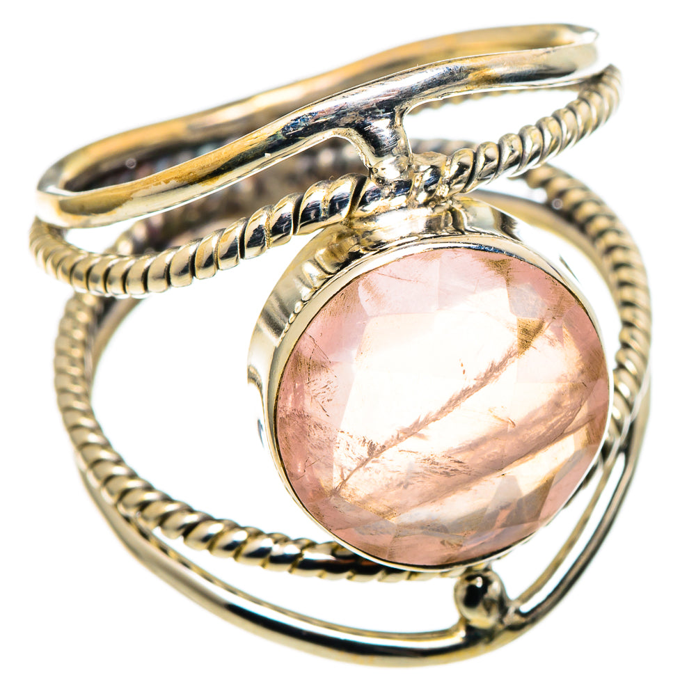 Rose Quartz Rings handcrafted by Ana Silver Co - RING99688