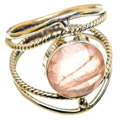 Rose Quartz Rings handcrafted by Ana Silver Co - RING99688