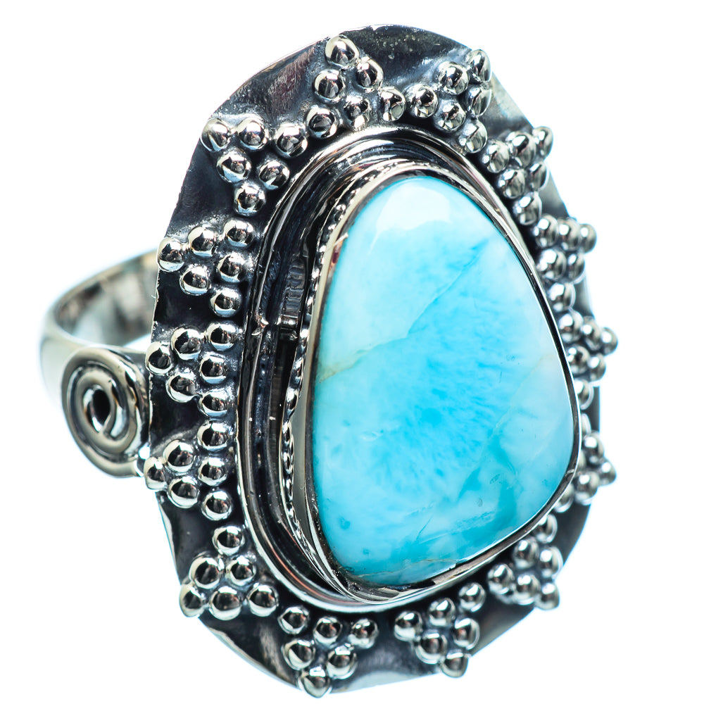 Larimar Rings handcrafted by Ana Silver Co - RING996894