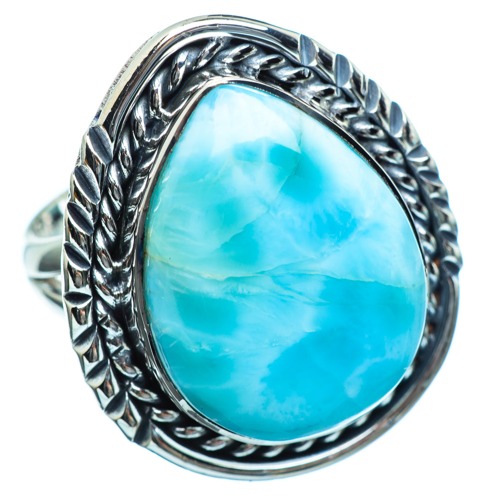 Larimar Rings handcrafted by Ana Silver Co - RING996926