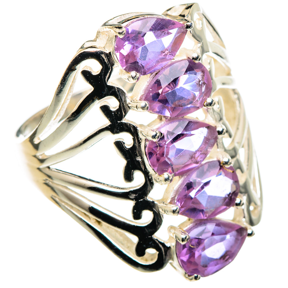 Color Change Alexandrite (lab.) Rings handcrafted by Ana Silver Co - RING99693