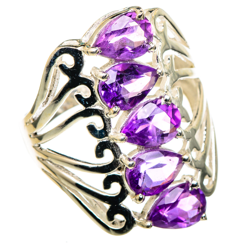 Amethyst Rings handcrafted by Ana Silver Co - RING99702