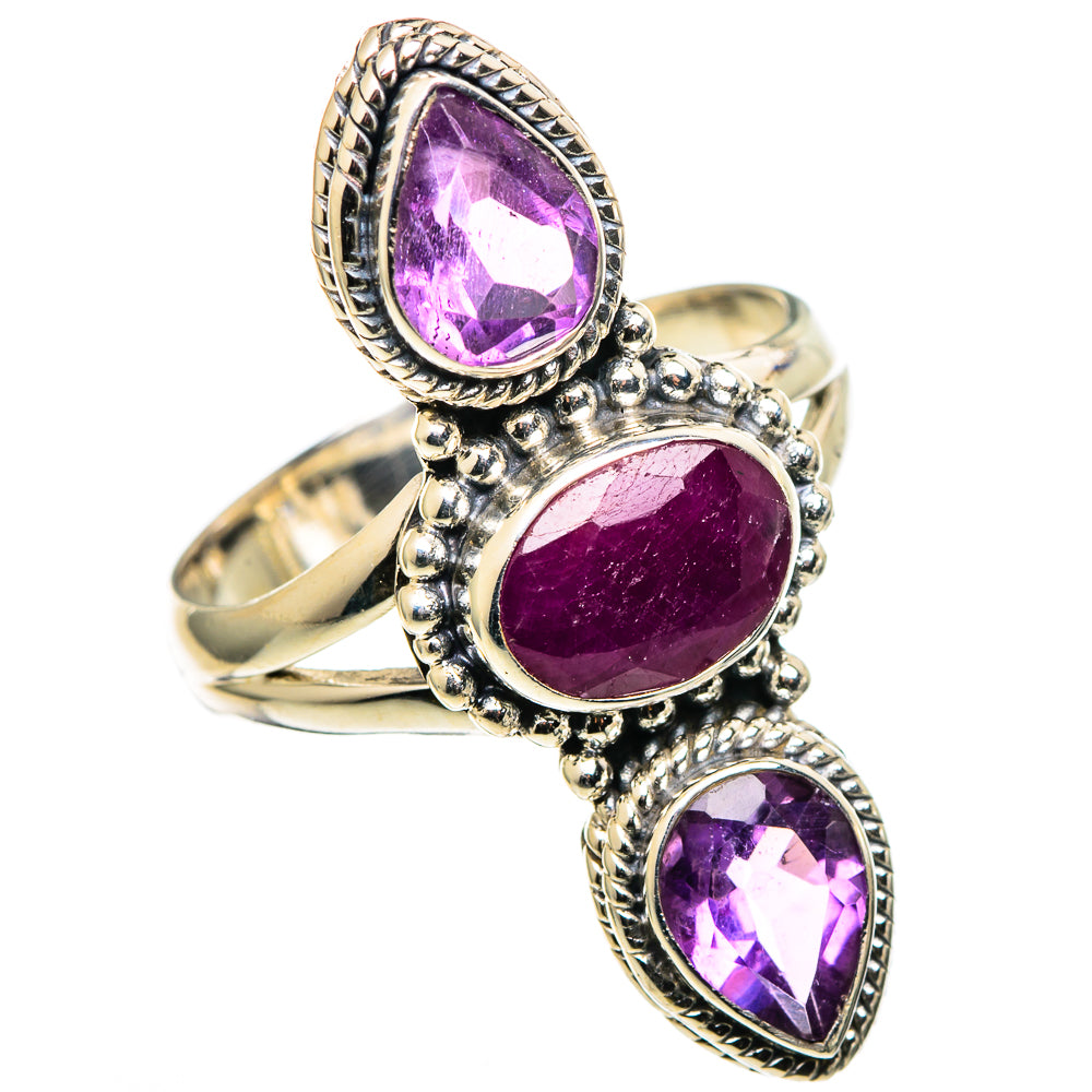 Ruby Rings handcrafted by Ana Silver Co - RING99706