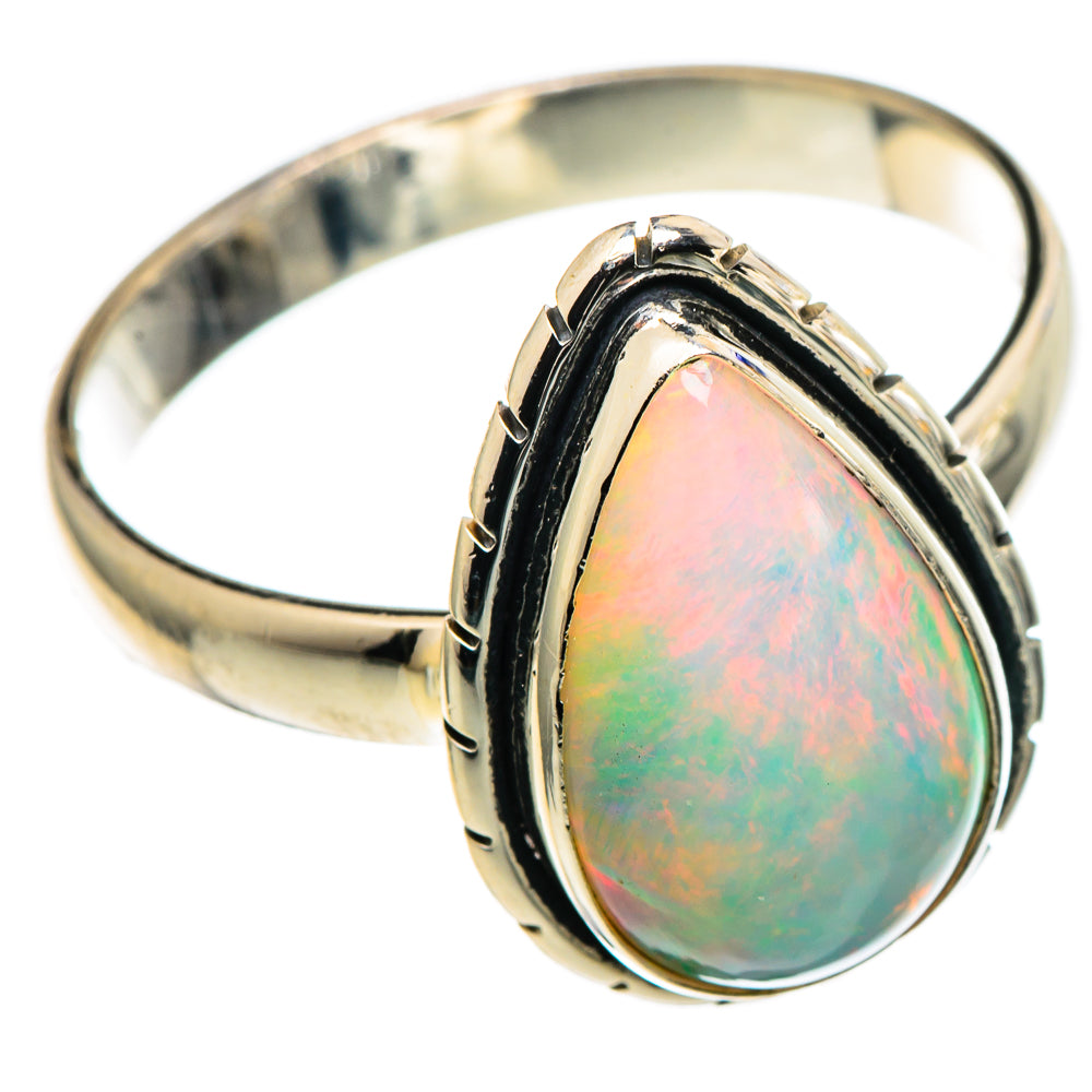 Ethiopian Opal Rings handcrafted by Ana Silver Co - RING99710