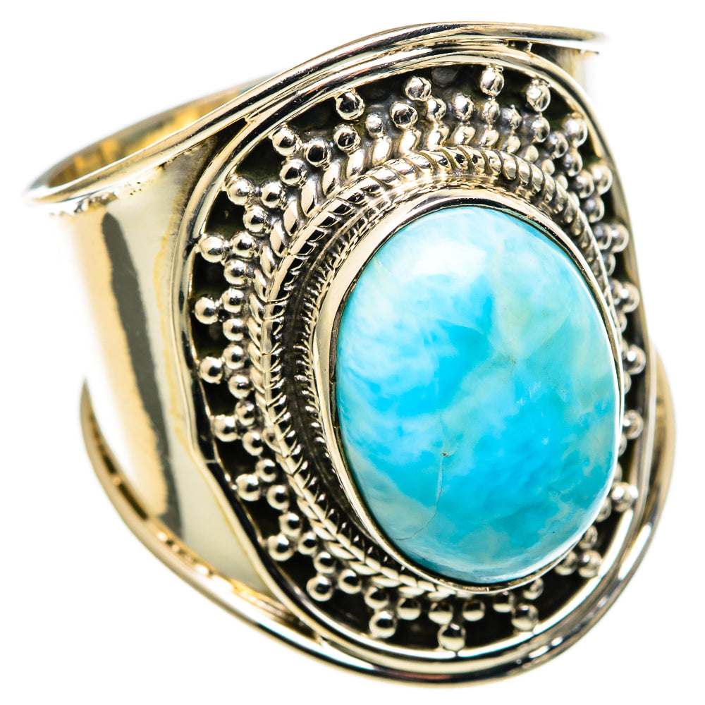 Larimar Rings handcrafted by Ana Silver Co - RING99714