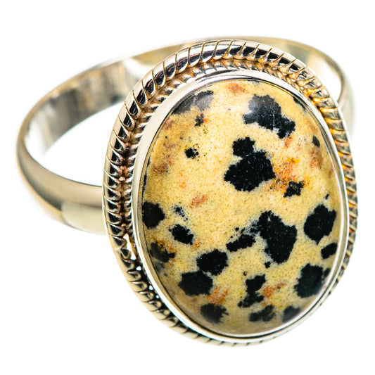 Dalmatian Jasper Rings handcrafted by Ana Silver Co - RING99722 - Photo 2