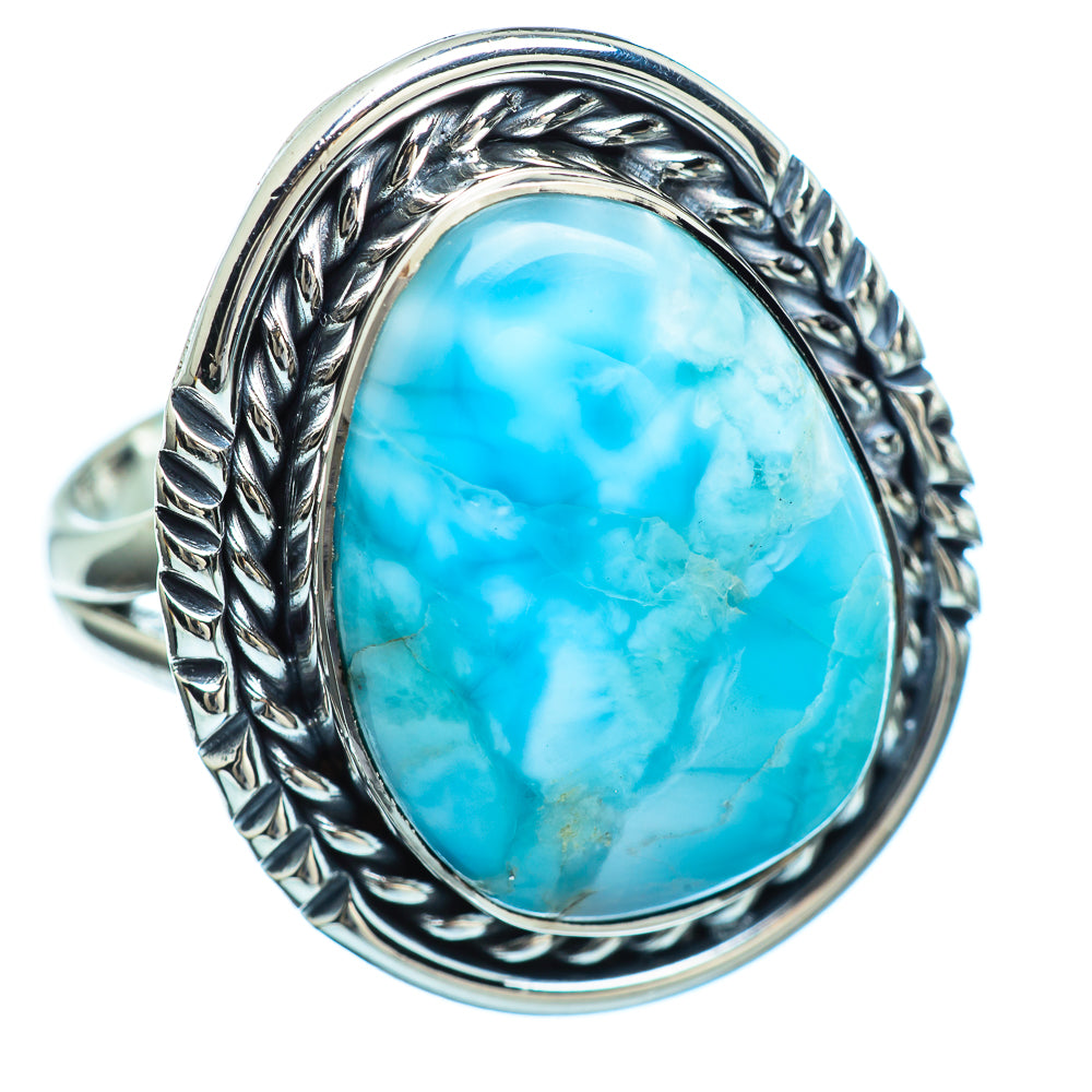 Larimar Rings handcrafted by Ana Silver Co - RING997285