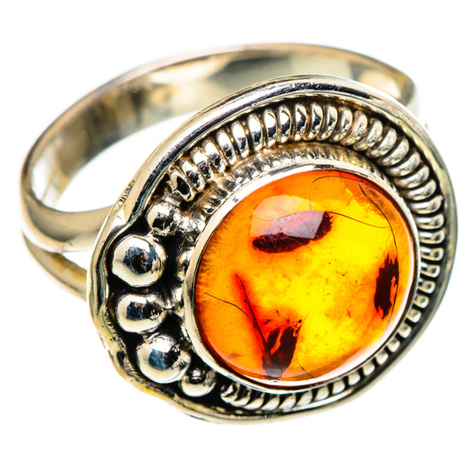 Baltic Amber Rings handcrafted by Ana Silver Co - RING99728