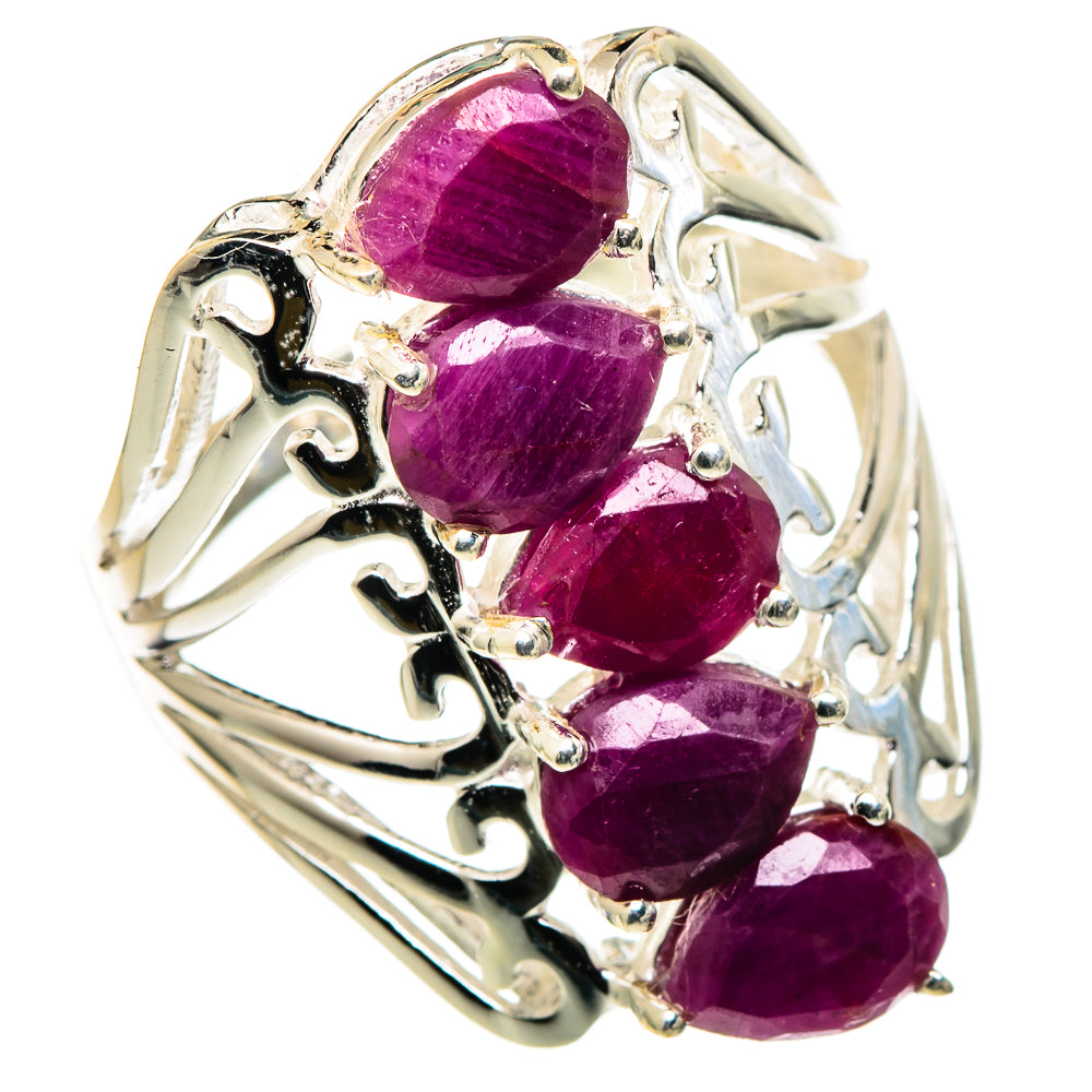 Ruby Rings handcrafted by Ana Silver Co - RING99729