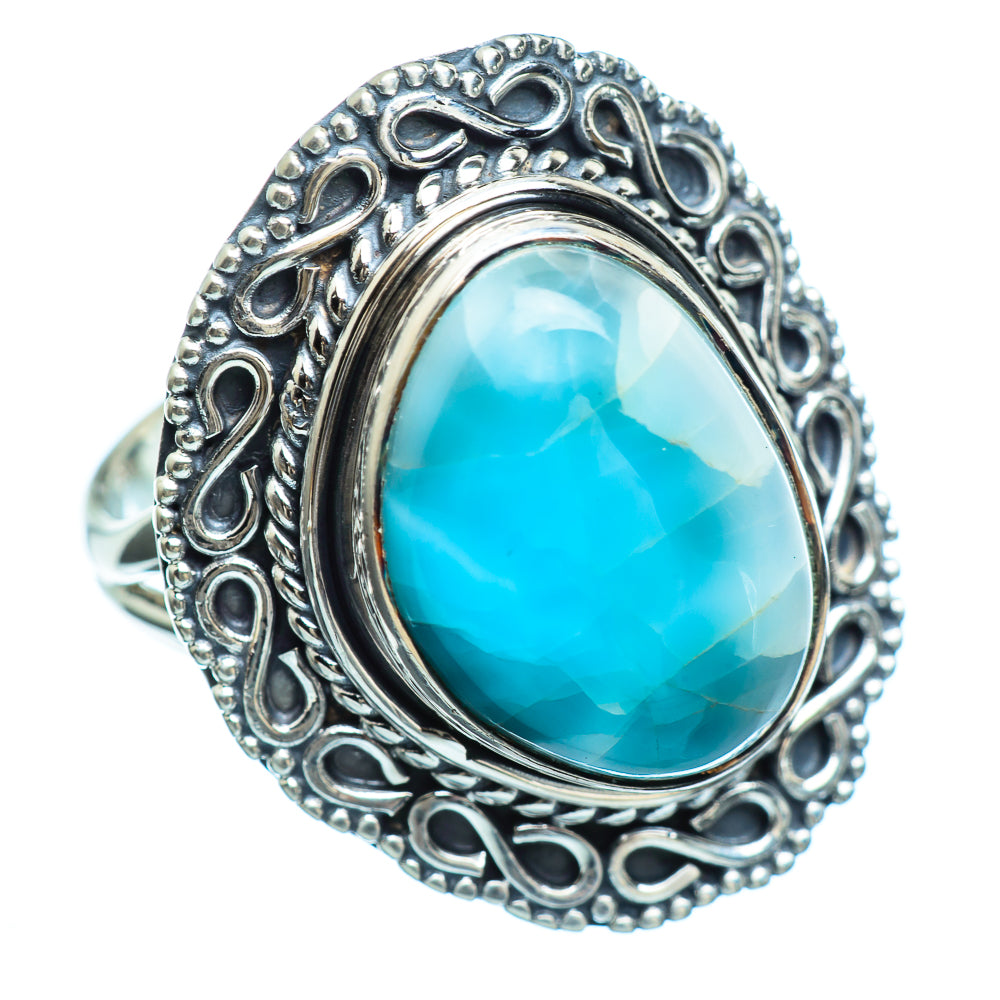 Larimar Rings handcrafted by Ana Silver Co - RING997329