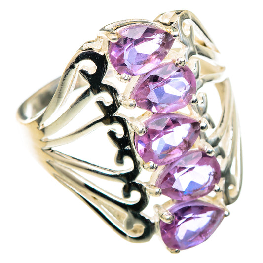 Color Change Alexandrite (lab.) Rings handcrafted by Ana Silver Co - RING99734