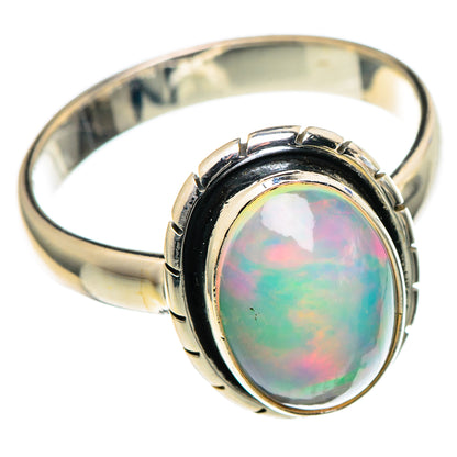 Ethiopian Opal Rings handcrafted by Ana Silver Co - RING99750