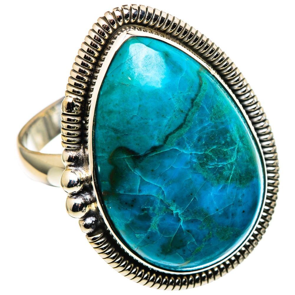Chrysocolla Rings handcrafted by Ana Silver Co - RING99753