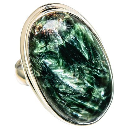 Seraphinite Rings handcrafted by Ana Silver Co - RING99760 - Photo 2