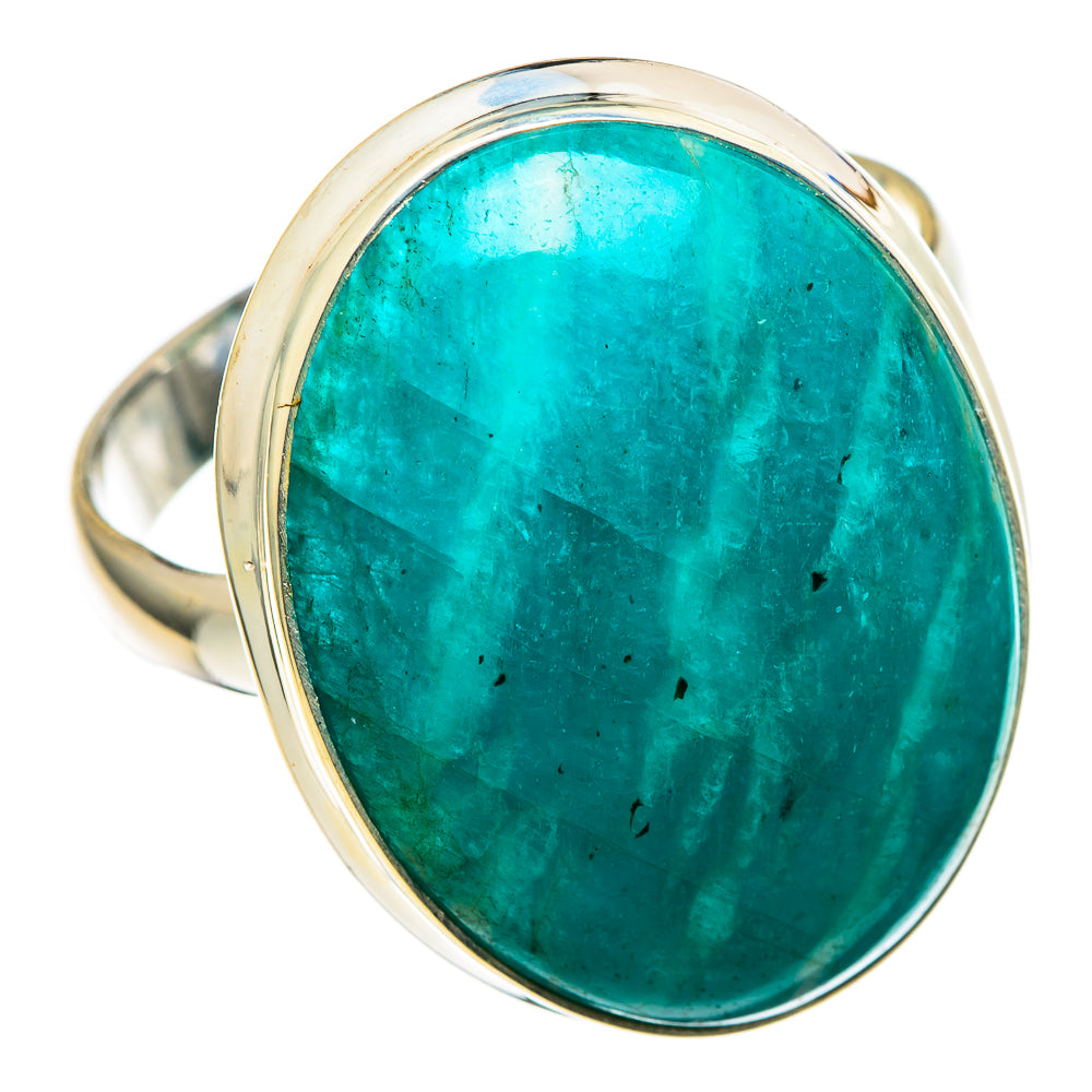 Amazonite Rings handcrafted by Ana Silver Co - RING99764 - Photo 2